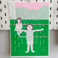 Image 2 of The Sprinkler Risograph Print