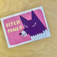 Image 1 of Postkarte bitch power 