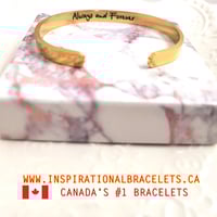 Image 3 of "Always and Forever" Bracelet – Secretly Engraved for Eternal Love