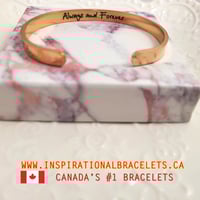 Image 2 of "Always and Forever" Bracelet – Secretly Engraved for Eternal Love