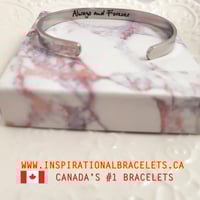 Image 4 of "Always and Forever" Bracelet – Secretly Engraved for Eternal Love