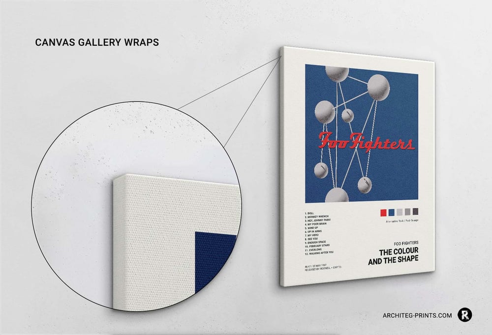 Foo Fighters - The Colour and the Shape Album Cover Poster