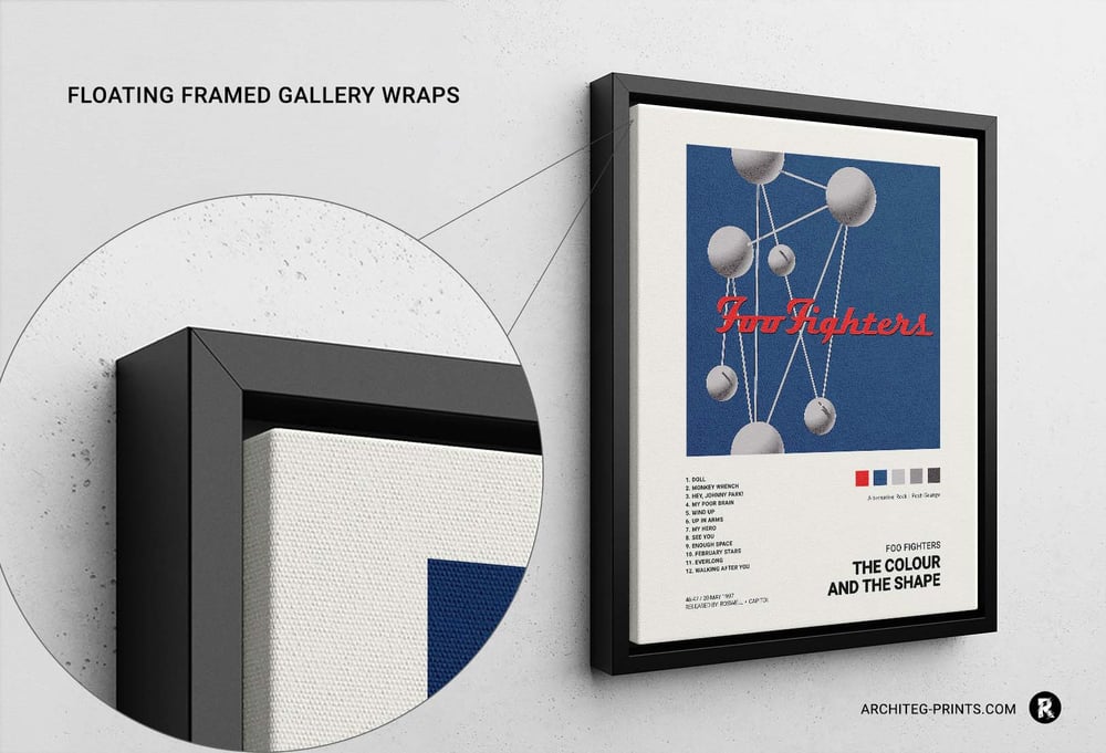 Foo Fighters - The Colour and the Shape Album Cover Poster