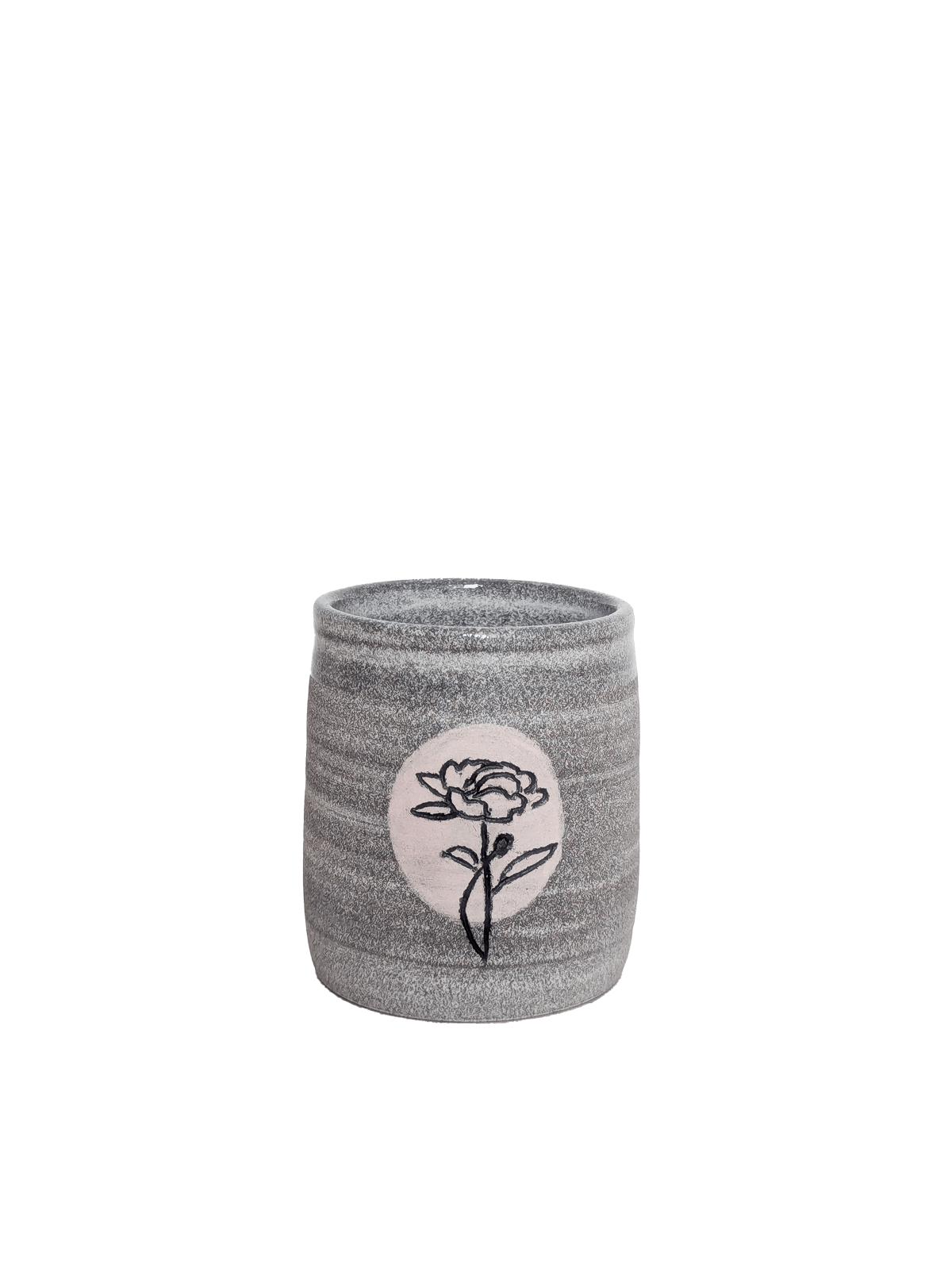 Image of Flower Carved Granite Kids Tumbler