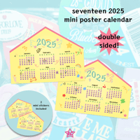 Image 1 of Seventeen 2025 Mini Poster Calendar