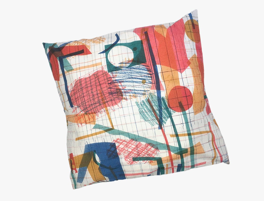 Image of COLOR COLLAGE PILLOWCASE