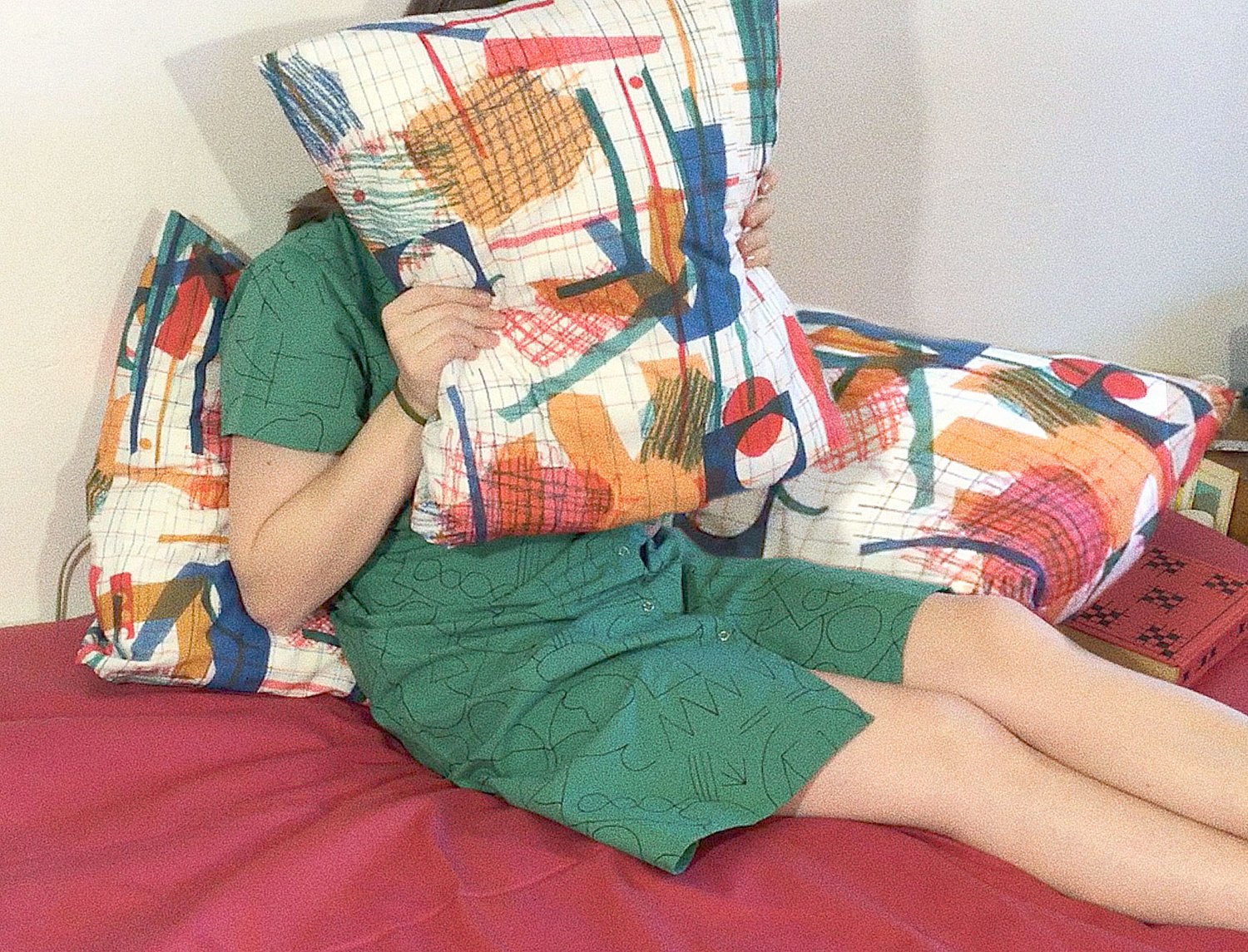 Image of COLOR COLLAGE PILLOWCASE