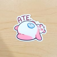 Image 3 of ATE Hungry Panda Sticker