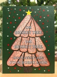 Image 1 of Oh Brisket Tree Holiday Note Card