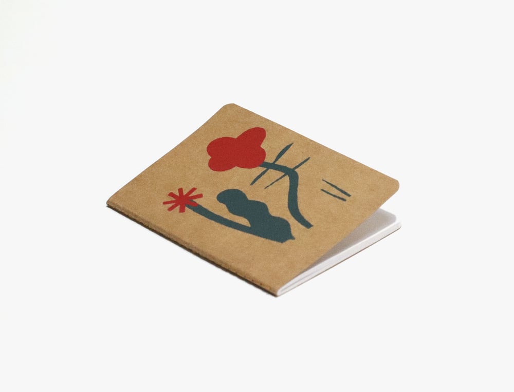 Image of RED FLOWERS NOTEBOOK