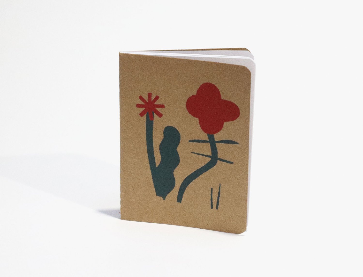 Image of RED FLOWERS NOTEBOOK