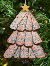 Image 2 of Oh Brisket Tree Christmas Ornament