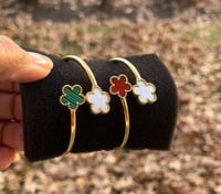 Image 1 of Adjustable clover bangles (2)