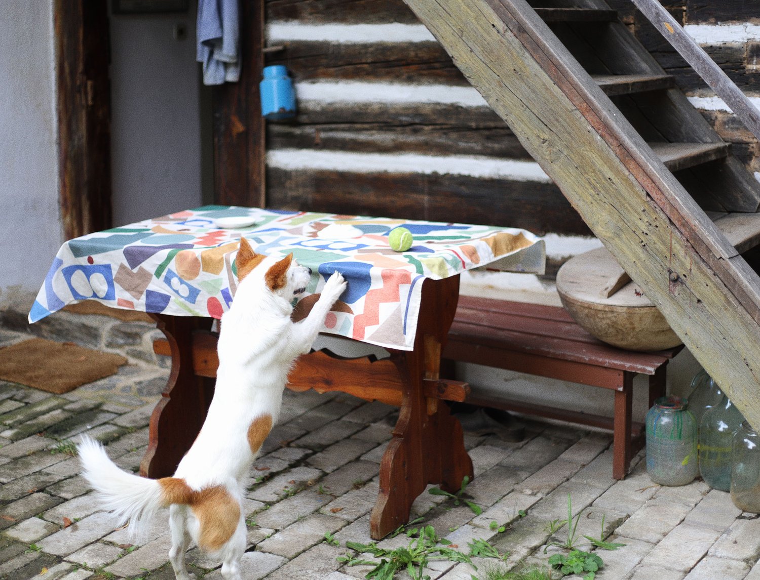 Image of COLOR SHAPES TABLE CLOTH / RUNNER