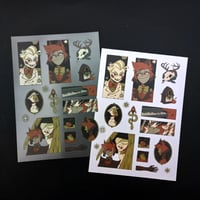 Image 2 of Radio Demon Pairings Sticker sheet