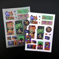 Image 3 of Radio Demon Pairings Sticker sheet