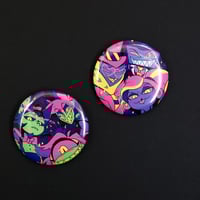 Image 2 of Hazbin Trio Button Pins