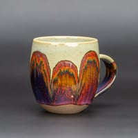 Image 2 of Sage/Rainbow Rust Arches #1 - Tulip Mug 