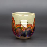 Image 3 of Sage/Rainbow Rust Arches #1 - Tulip Mug 