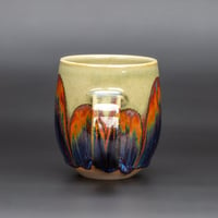 Image 2 of Sage/Rainbow Rust Arches #2 - Tulip Mug 