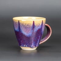 Image 3 of Dark Magenta Flambé Waves - Tall Mug