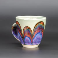 Image 3 of Light Sage/Purple Rainbow Rust Arches - Tall Mug