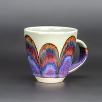 Image 1 of Light Sage/Purple Rainbow Rust Arches - Tall Mug