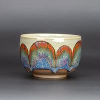 Image 1 of Blushed Rainbow/Rust Arches - Large Teabowl