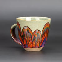 Image 3 of Sage/Rainbow Rust Arches - Large Mug