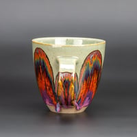 Image 2 of Sage/Rainbow Rust Arches - Large Mug