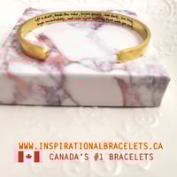 Image 2 of "Life Is Short" Bracelet – Secretly Engraved for Bold Living