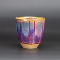 Image 1 of Magenta Flambé/Waves #2 - Tumbler