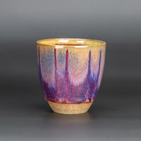 Image 2 of Magenta Flambé/Waves #2 - Tumbler