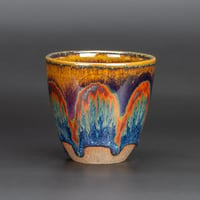 Image 2 of Purple/Blue Rainbow Rust Arches - Espresso/Demitasse