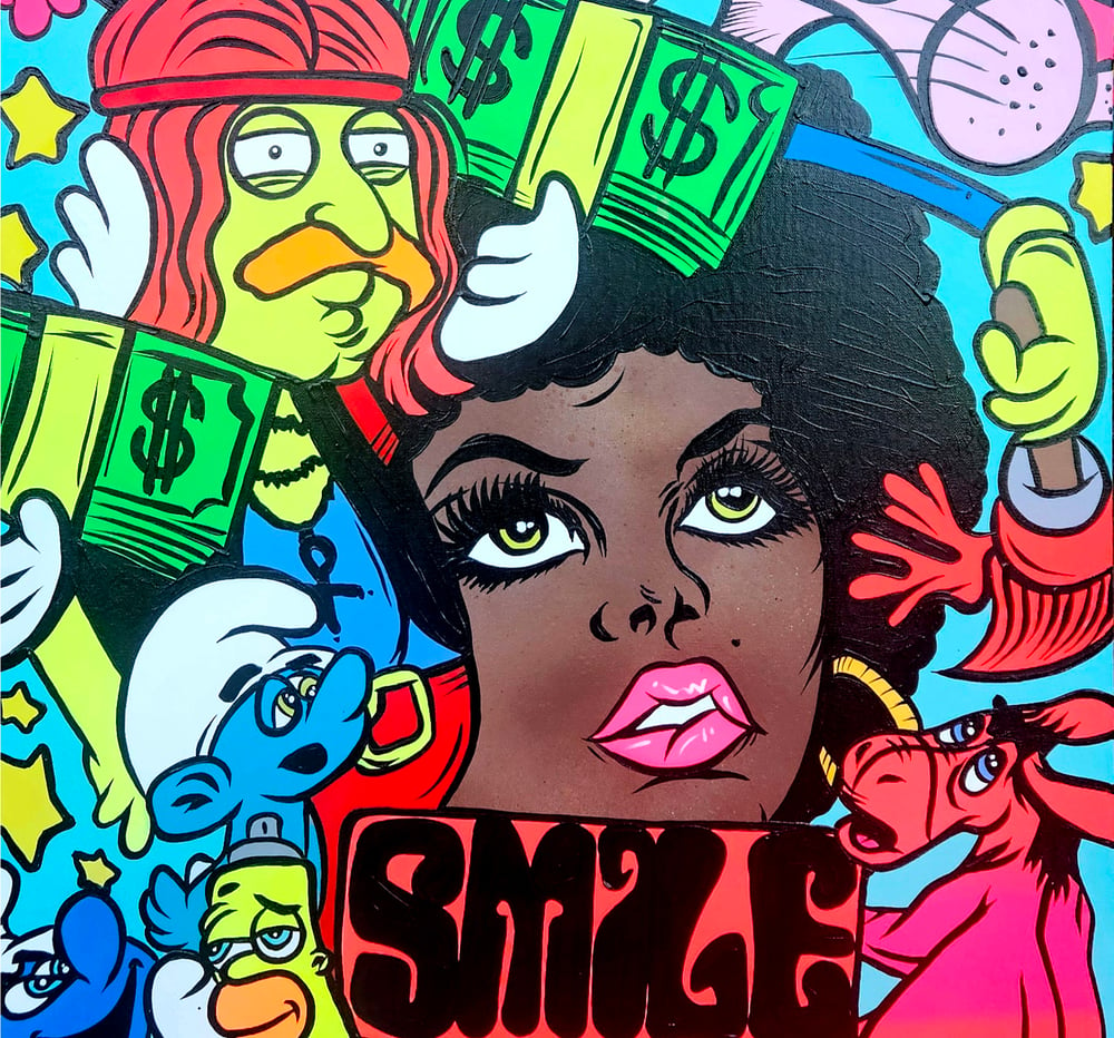 Image of SMILE TRAP POP ART