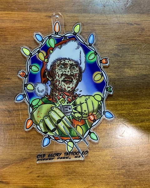 Image of Freddy krueger gets lit on christmas vacation