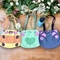 Image 1 of Character Tote Bags