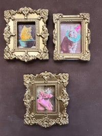 Victorian Cat Magnets (set of 3)