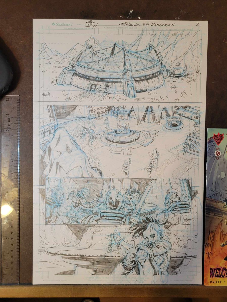 Image of Dreadlock The Barbarian Original art page 2