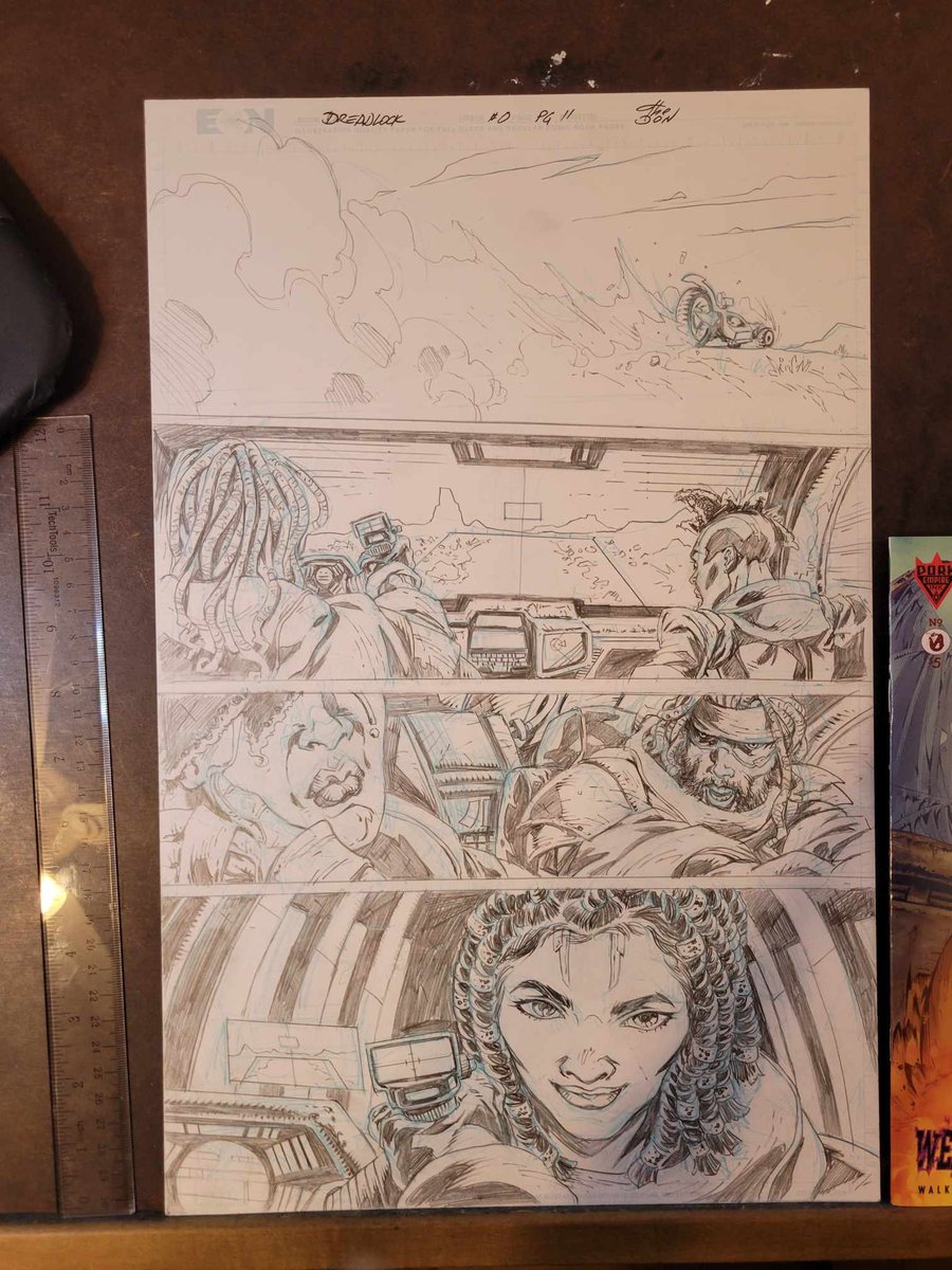 Image of Dreadlock The Barbarian Original art page 11