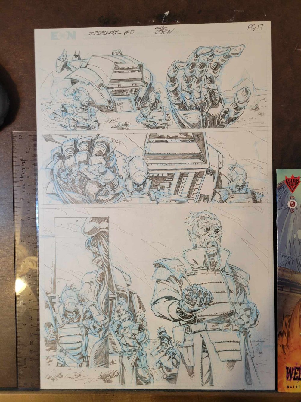 Image of Dreadlock The Barbarian Original art page 17