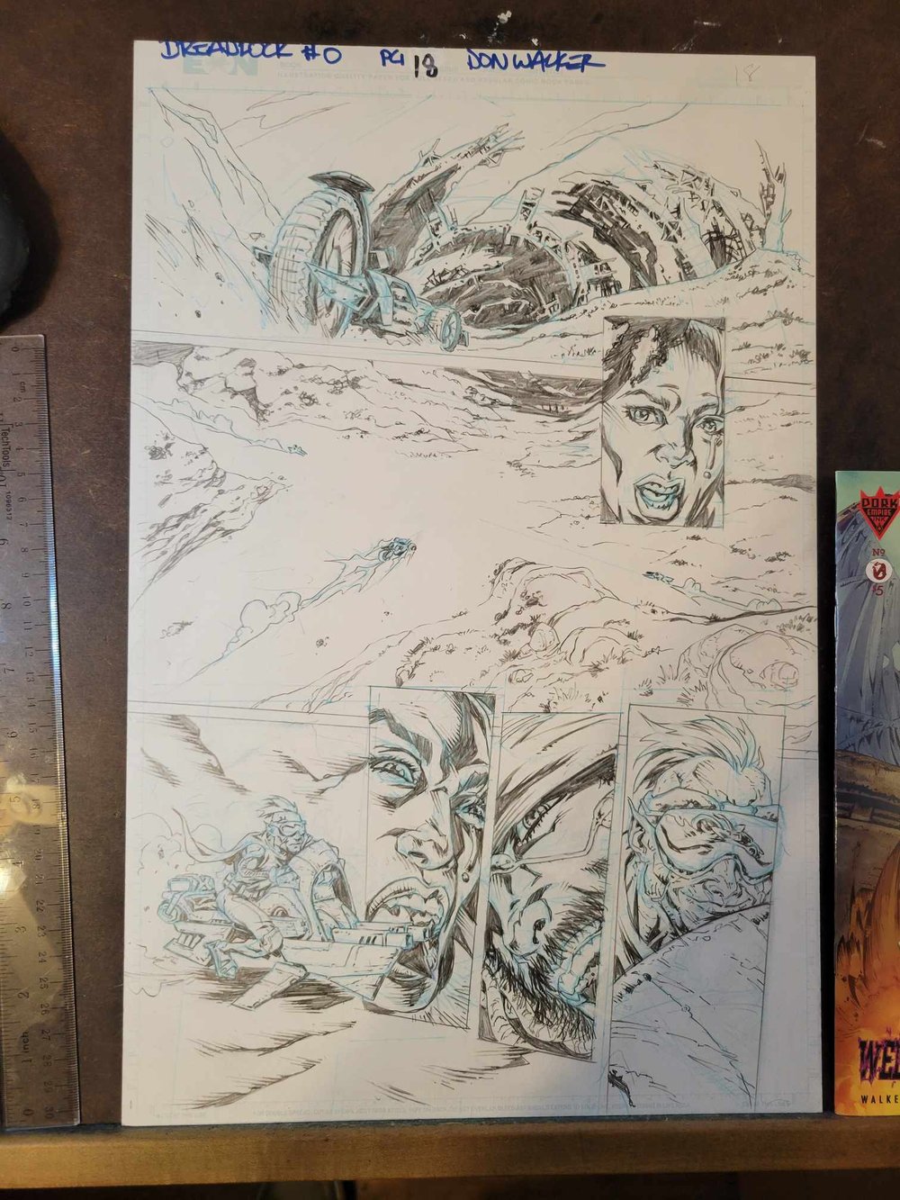 Image of Dreadlock The Barbarian Original art page 18