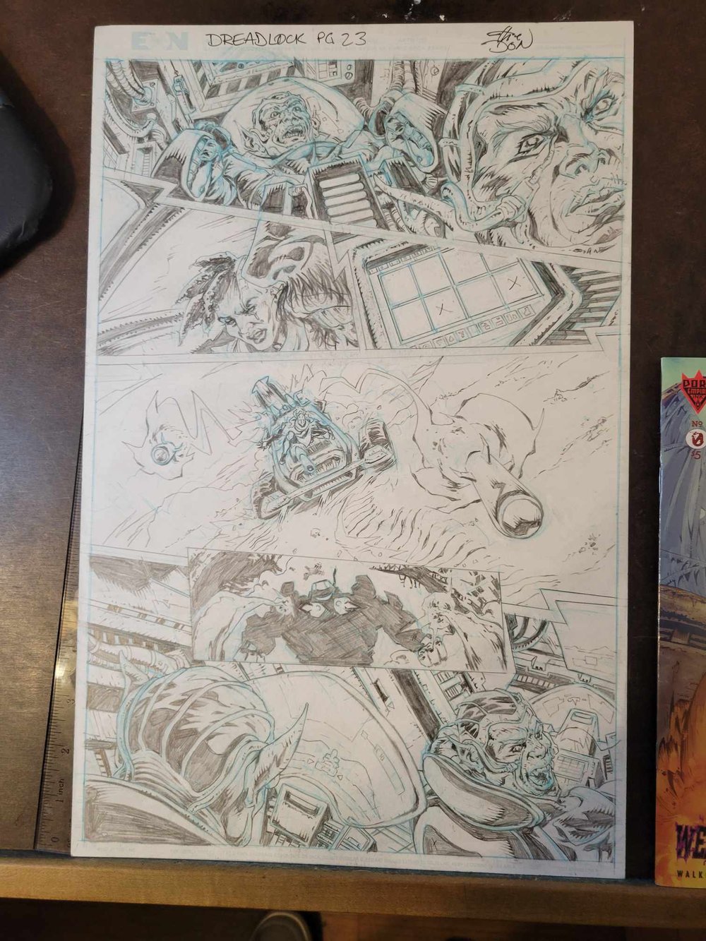 Image of Dreadlock The Barbarian Original art page 23