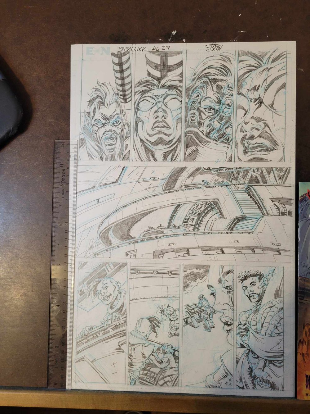 Image of Dreadlock The Barbarian Original art page 27