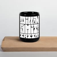 Image 1 of Dillon Smith Tattoo Box Logo Black Glossy Mug