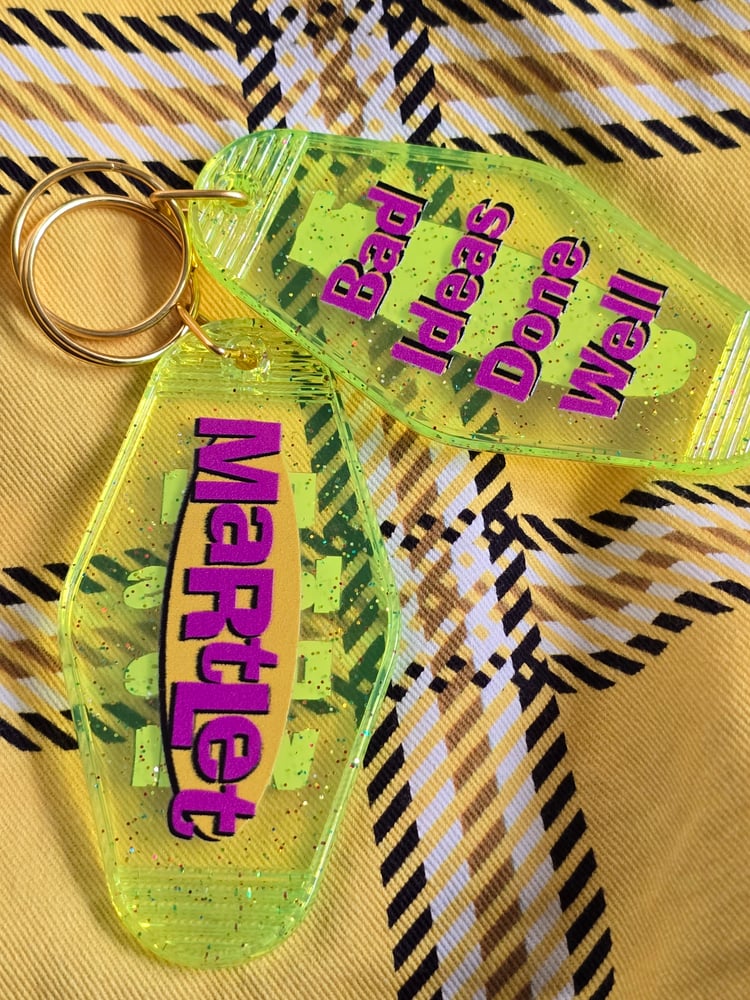 Image of Bad Ideas Motel Keychain