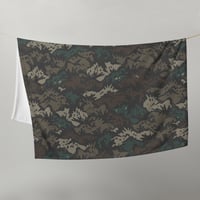 Image 1 of CORAL CAMO Throw Blanket JUNGLE