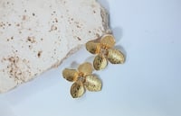 Image 1 of Poinsettia Earrings