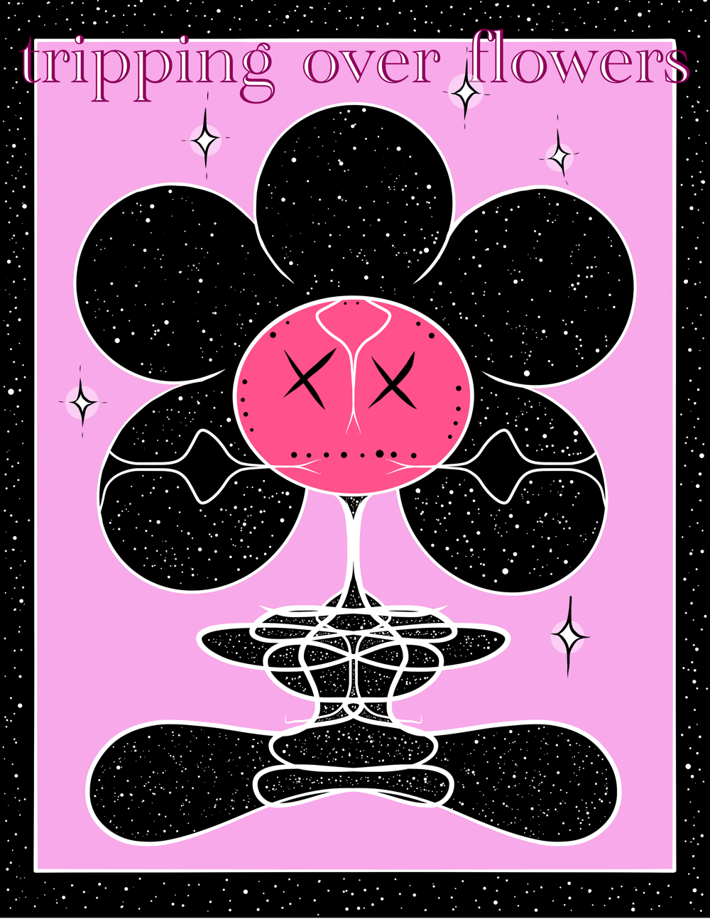 Image of Tripping over flowers