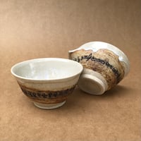 Image 2 of Scripted wildclay teabowl set